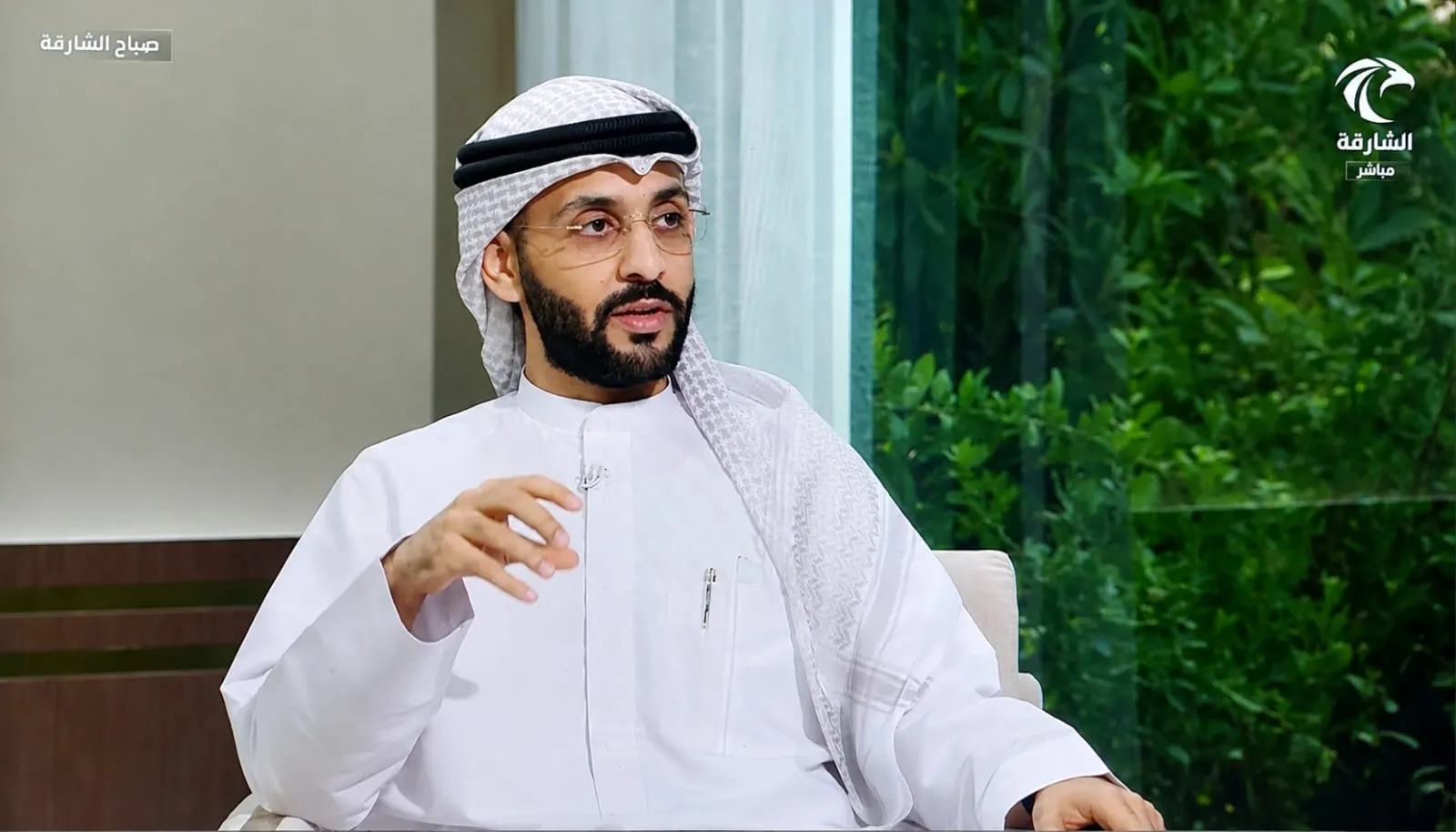 لقاء تلفزيوني صباح الشارقة عن التسويق الرقمي وتأثيره
